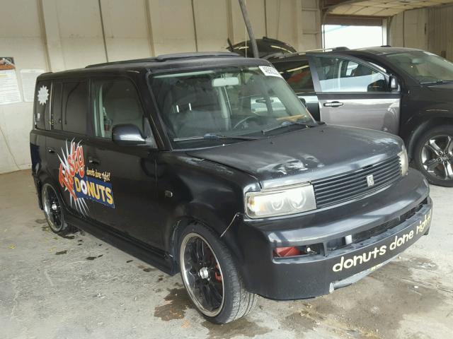 JTLKT324050175443 - 2005 TOYOTA SCION XB BLACK photo 1