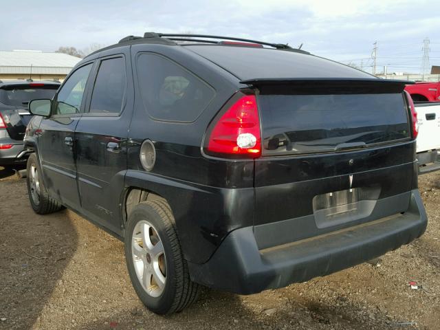 3G7DA03E64S515863 - 2004 PONTIAC AZTEK BLACK photo 3