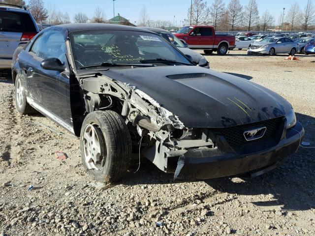 1FAFP40492F193383 - 2002 FORD MUSTANG BLACK photo 1