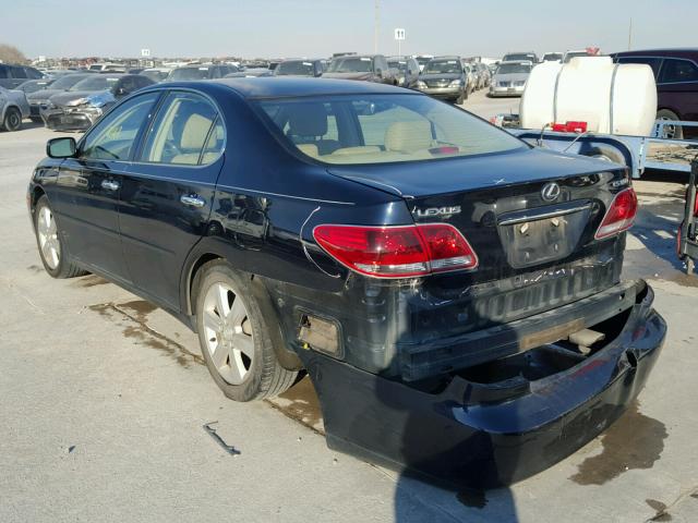 JTHBA30G555118283 - 2005 LEXUS ES 330 BLUE photo 3