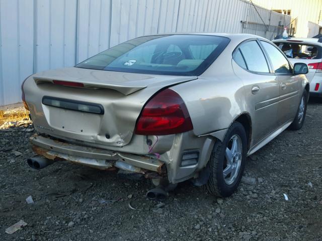 2G2WS542841313082 - 2004 PONTIAC GRAND PRIX TAN photo 4