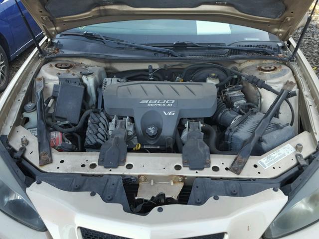 2G2WS542841313082 - 2004 PONTIAC GRAND PRIX TAN photo 7