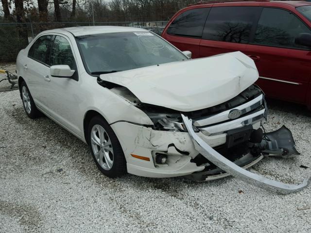 3FAHP0HA3CR117173 - 2012 FORD FUSION SE WHITE photo 1