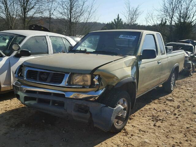 1N6DD26S7WC320754 - 1998 NISSAN FRONTIER K GREEN photo 2