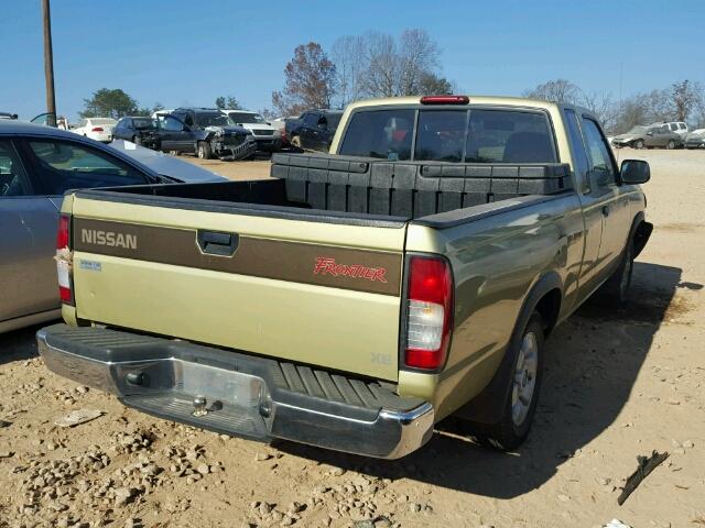 1N6DD26S7WC320754 - 1998 NISSAN FRONTIER K GREEN photo 4