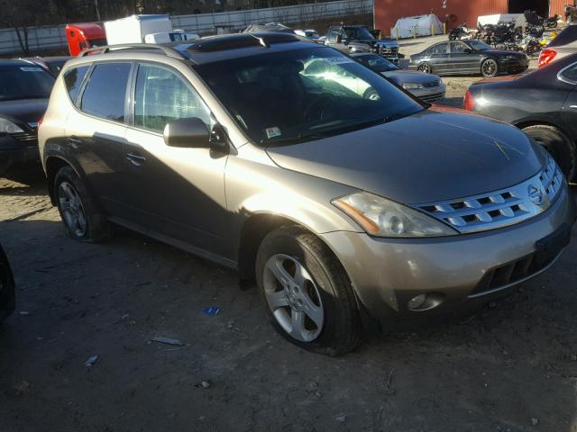 JN8AZ08W24W310015 - 2004 NISSAN MURANO SL SILVER photo 1