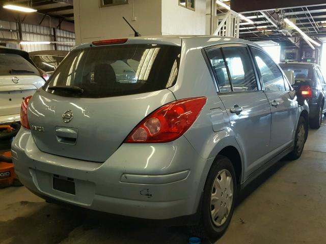 3N1BC1CP9BL383248 - 2011 NISSAN VERSA S BLUE photo 4