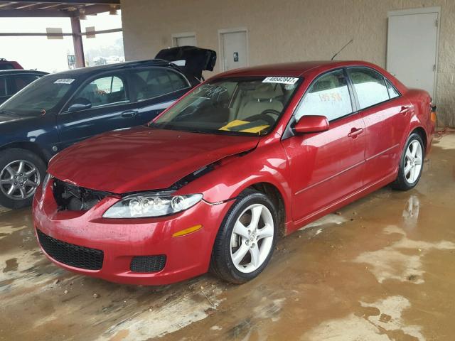 1YVHP80C175M58015 - 2007 MAZDA 6 I RED photo 2