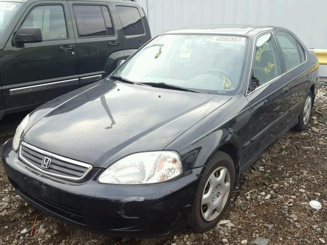 1HGEJ8645YL050108 - 2000 HONDA CIVIC EX 黑色 照片 2