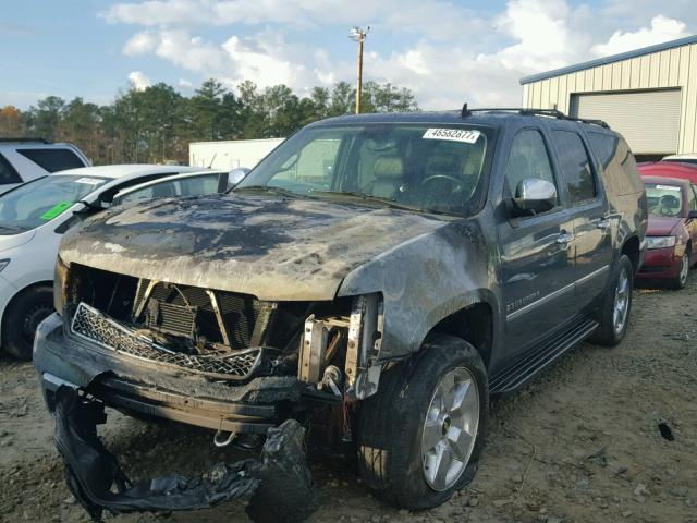 1GNFK36329R216858 - 2009 CHEVROLET SUBURBAN K BLUE photo 2