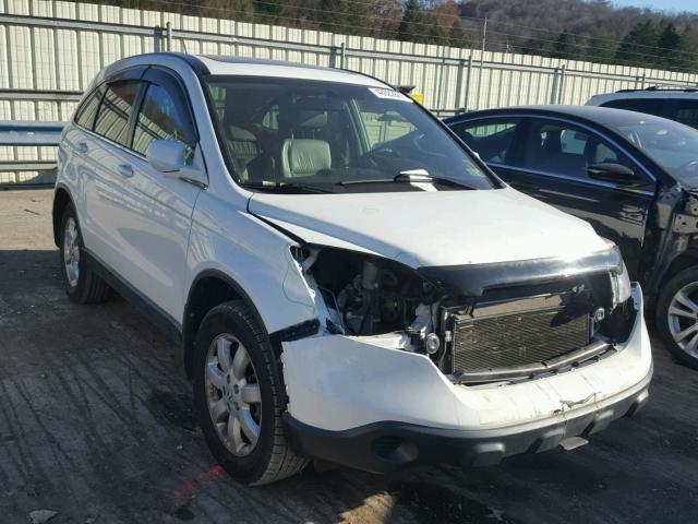 JHLRE48767C116199 - 2007 HONDA CR-V EXL WHITE photo 1