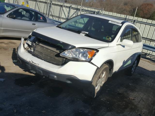 JHLRE48767C116199 - 2007 HONDA CR-V EXL WHITE photo 2