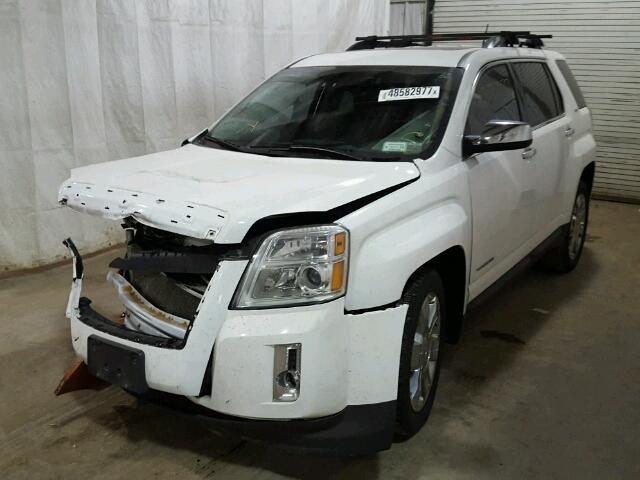 2GKFLXE3XD6160191 - 2013 GMC TERRAIN SL WHITE photo 2