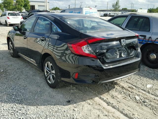 19XFC2F55HE007870 - 2017 HONDA CIVIC LX BLACK photo 3