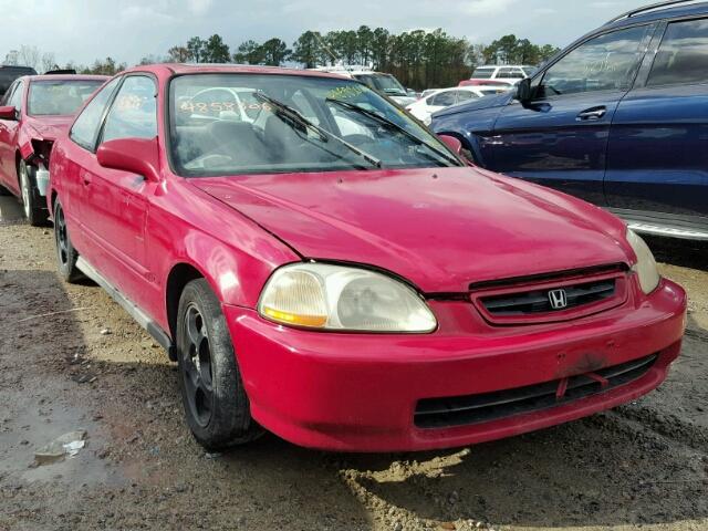 1HGEJ8245TL052598 - 1996 HONDA CIVIC EX RED photo 1