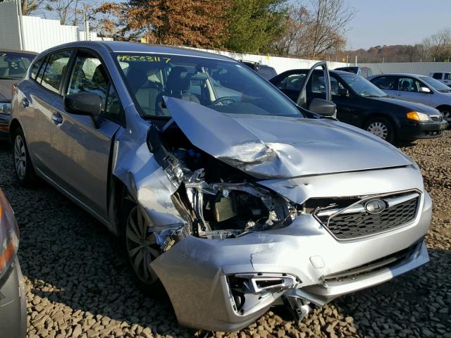 4S3GTAA69H3713438 - 2017 SUBARU IMPREZA SILVER photo 1