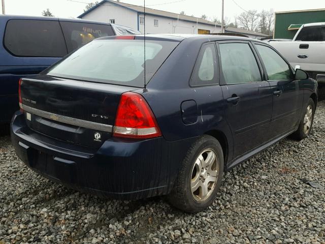 1G1ZU64824F228284 - 2004 CHEVROLET MALIBU MAX BLUE photo 4