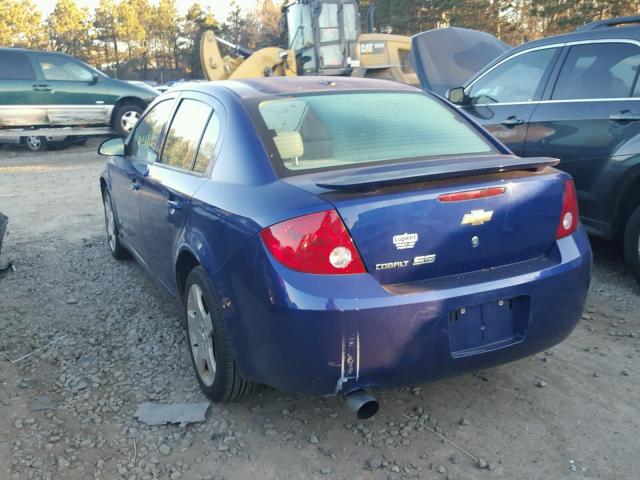 1G1AM58B367703726 - 2006 CHEVROLET COBALT SS BLUE photo 3