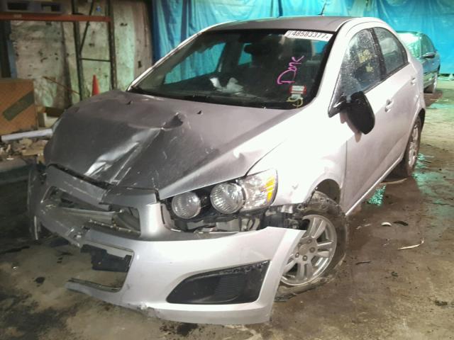 1G1JA5SH3C4214844 - 2012 CHEVROLET SONIC LS SILVER photo 2