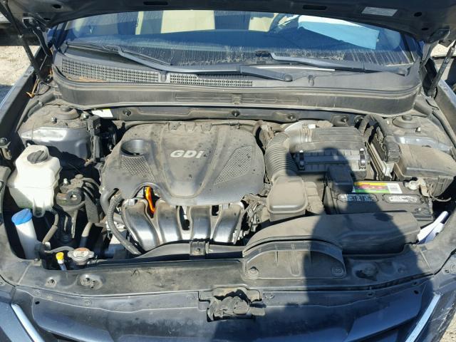 5NPEB4AC9DH555411 - 2013 HYUNDAI SONATA GLS BLUE photo 7