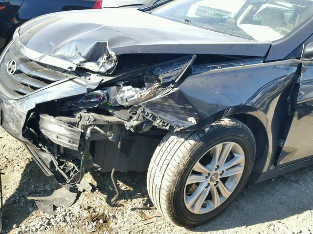 5NPEB4AC9DH555411 - 2013 HYUNDAI SONATA GLS BLUE photo 9