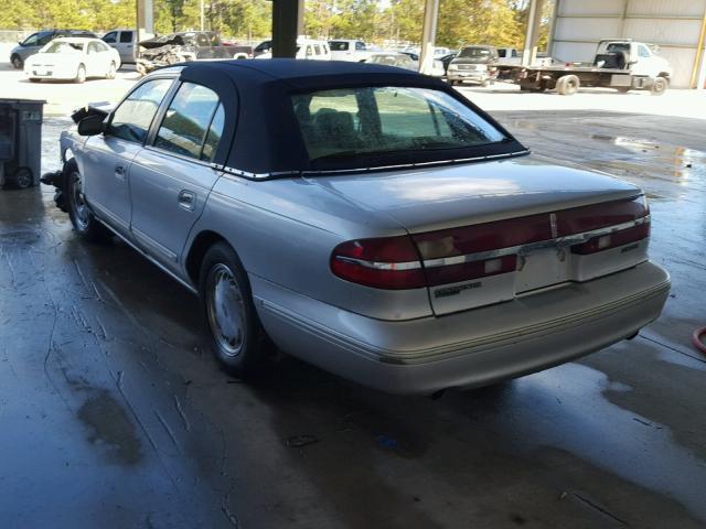 1LNLM97V0VY701875 - 1997 LINCOLN CONTINENTA SILVER photo 3