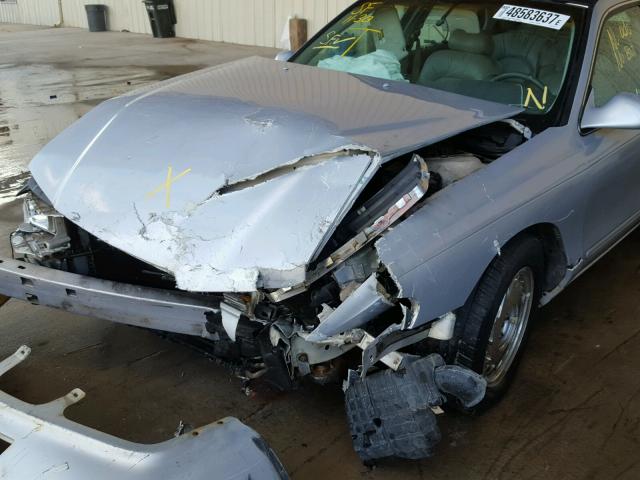 1LNLM97V0VY701875 - 1997 LINCOLN CONTINENTA SILVER photo 9