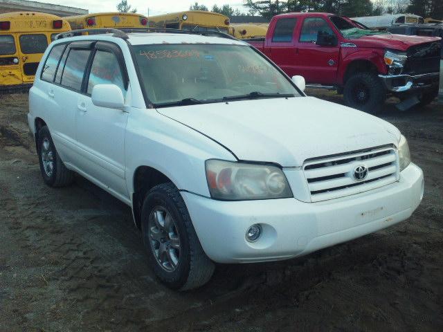 JTEEP21A140019758 - 2004 TOYOTA HIGHLANDER WHITE photo 1