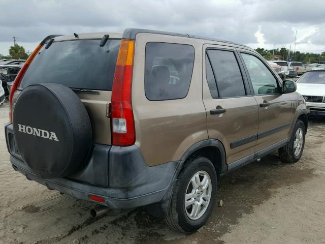 SHSRD78844U234902 - 2004 HONDA CR-V EX BROWN photo 4