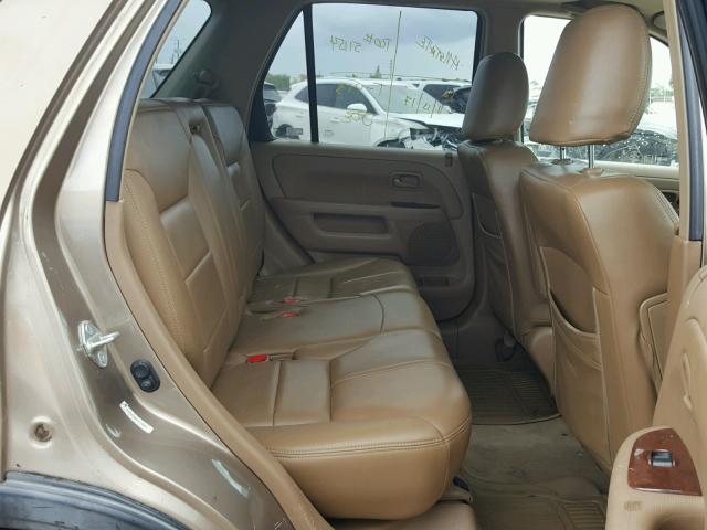 SHSRD78844U234902 - 2004 HONDA CR-V EX ყავისფერი ფოტო 6