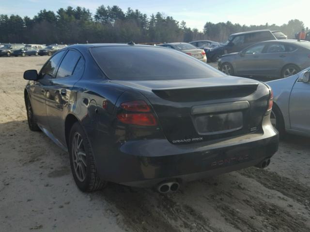 2G2WR524341130494 - 2004 PONTIAC GRAND PRIX BLACK photo 3