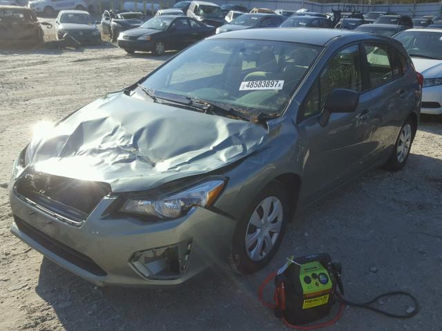 JF1GPAA66E9272256 - 2014 SUBARU IMPREZA BA GREEN photo 2