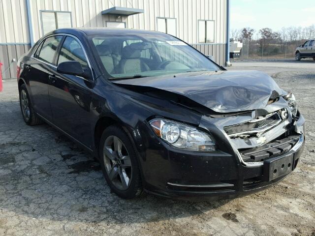 1G1ZH57B79F220632 - 2009 CHEVROLET MALIBU 1LT BLACK photo 1