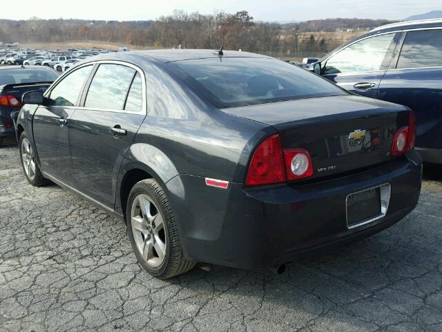 1G1ZH57B79F220632 - 2009 CHEVROLET MALIBU 1LT BLACK photo 3