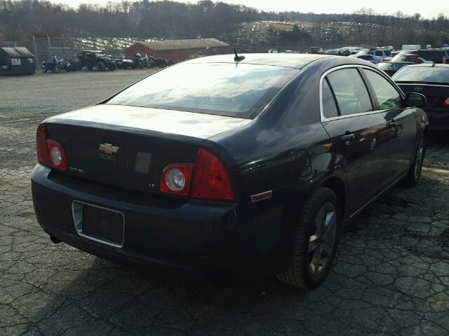 1G1ZH57B79F220632 - 2009 CHEVROLET MALIBU 1LT BLACK photo 4