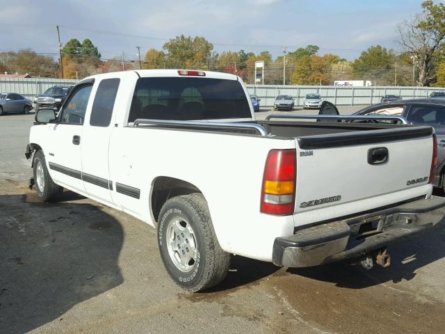 2GCEC19T221417448 - 2002 CHEVROLET SILVERADO WHITE photo 3