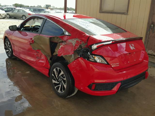 2HGFC4B03HH309346 - 2017 HONDA CIVIC LX RED photo 3