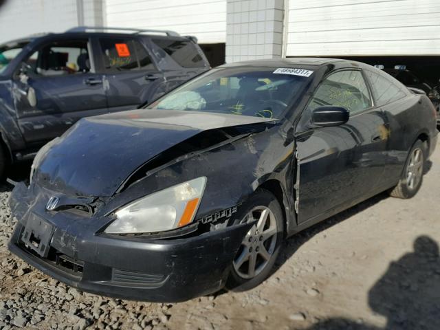 1HGCM82663A015426 - 2003 HONDA ACCORD EX BLACK photo 2