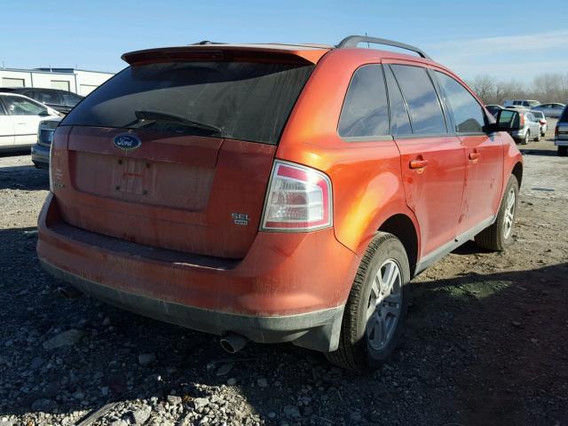 2FMDK49C07BB20207 - 2007 FORD EDGE SEL P ORANGE photo 4