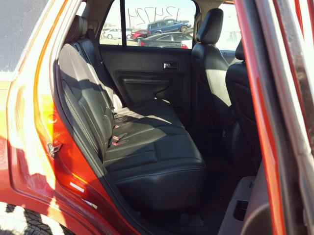 2FMDK49C07BB20207 - 2007 FORD EDGE SEL P ORANGE photo 6