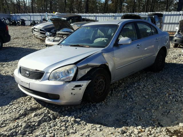 KNAGE123265050534 - 2006 KIA OPTIMA LX SILVER photo 2