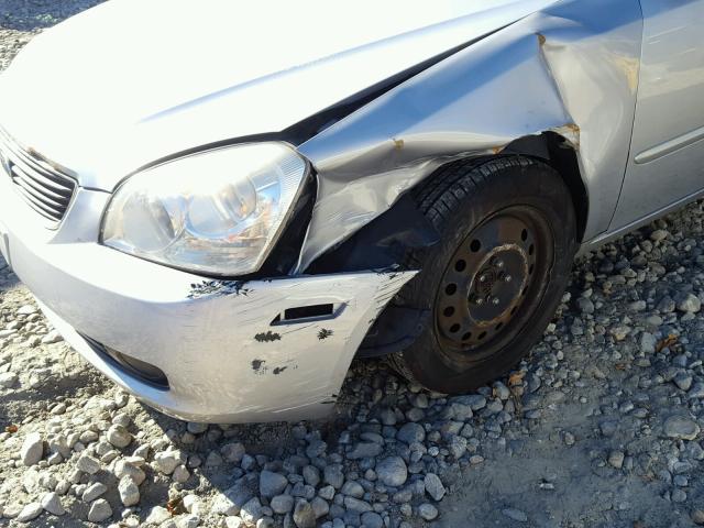 KNAGE123265050534 - 2006 KIA OPTIMA LX SILVER photo 9