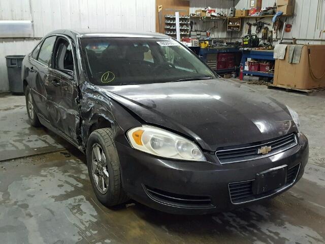 2G1WT58K889242601 - 2008 CHEVROLET IMPALA LT CHARCOAL photo 1