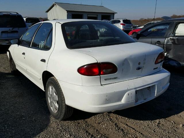 1G1JC524427286379 - 2002 CHEVROLET CAVALIER B WHITE photo 3