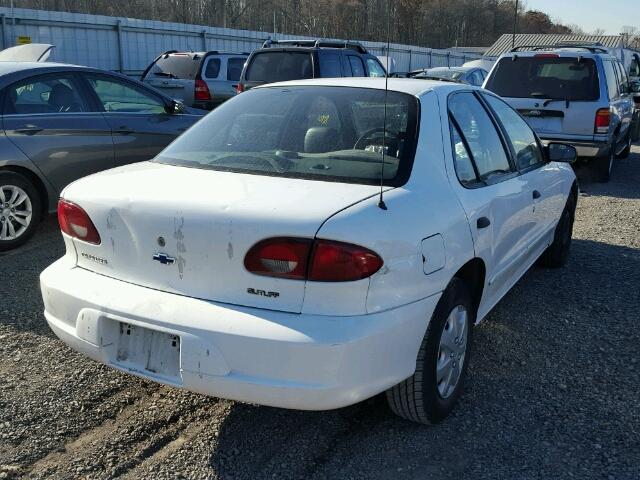 1G1JC524427286379 - 2002 CHEVROLET CAVALIER B WHITE photo 4