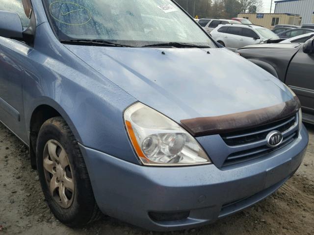 KNDMB233476188784 - 2007 KIA SEDONA EX BLACK photo 9