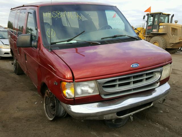 1FBHE31LXVHA71833 - 1997 FORD ECONOLINE RED photo 1