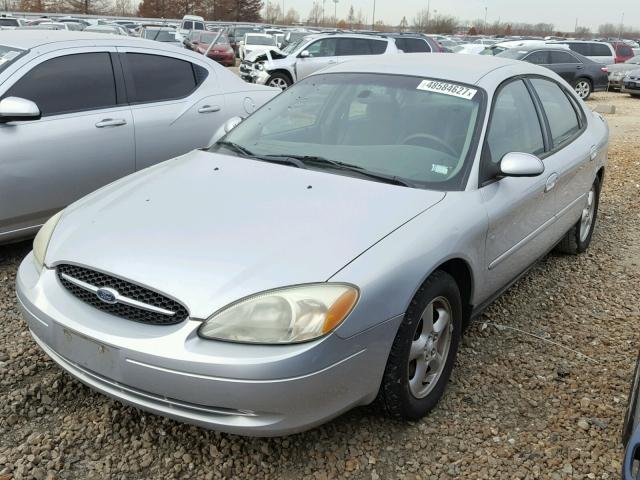 1FAFP53U72A253112 - 2002 FORD TAURUS SE SILVER photo 2