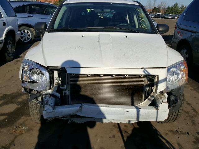 1B3HB78B79D223980 - 2009 DODGE CALIBER R/ WHITE photo 9