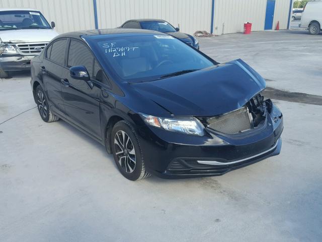 19XFB2F87DE078740 - 2013 HONDA CIVIC EX BLACK photo 1